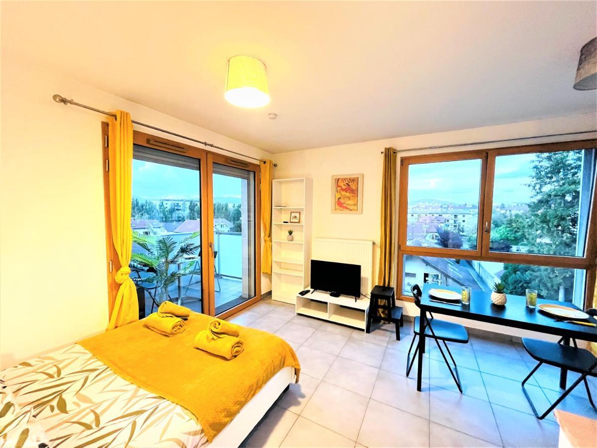 Le Bellevue A 10Min Du Centre A Pied Apartment Annecy Bagian luar foto